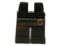 LEGO onderdeel Hips and Legs with Loose Fitting Ammo Belt Pattern 970c00pb0140
