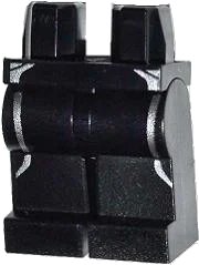 LEGO onderdeel Hips and Legs with Silver Lining Pattern 970c00pb0249