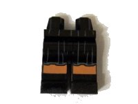 LEGO onderdeel Hips and Legs with Skirt, Boots and Nougat Knees Pattern (Scarlet Witch) 970c00pb0386