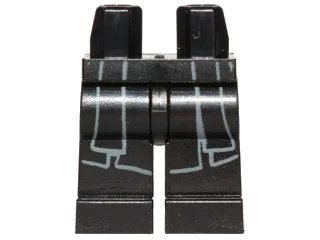 LEGO onderdeel Hips and Legs with SW Sith Robe Pattern (Darth Maul) (970c00pb0460)