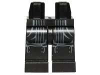 LEGO part Hips and Legs with SW Imperial Knee Pads Pattern 970c00pb0585