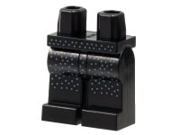 LEGO part Hips and Legs with Bright Light Blue Speckles Pattern 970c00pb1434
