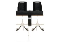 LEGO onderdeel Hips and White Legs with SW Clone Trooper and Black Markings Pattern 970c01pb27