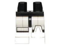 LEGO part Hips and White Legs with SW Stormtrooper Black and Gray Markings Pattern (Rebels Cartoon Style) 970c01pb35