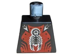 LEGO onderdeel Torso Castle Knights Kingdom II with Scorpion Pattern (973pb0347)