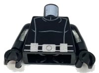 LEGO onderdeel Torso SW Armor Imperial Trooper Pattern / Black Arms / Black Hands 973pb0518c01