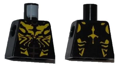 LEGO onderdeel Torso SW Savage Opress Pattern (973pb0961)