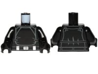 LEGO onderdeel Torso SW Imperial Gunner Jumpsuit Pattern / Black Arms / Black Hands 973pb1565c01