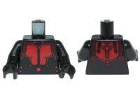 LEGO part Torso Ant-Man Dark Red Body Suit Pattern / Black Arms / Black Hands 973pb2042c01