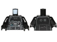LEGO part Torso SW First Order TIE Fighter Pilot Pattern / Black Arms / Black Hands 973pb2154c01