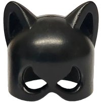 LEGO onderdeel Minifigure, Headgear Mask Catwoman, Small Gap between Eye Holes 98729