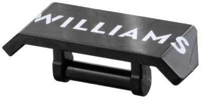 LEGO onderdeel Vehicle, Spoiler with Bar Handle with White 'WILLIAMS' Pattern (98834pb45)