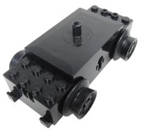 LEGO part Electric, Train Motor 12V with Wheels Type III with 3 Slotted Contact Holes bb0012vc