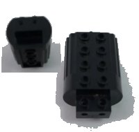 LEGO onderdeel Electric, Motor 12V Type 1 for 2-prong connectors without Middle Pin bb0022m1