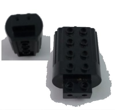 LEGO onderdeel Electric, Motor 12V Type 1 for 2-prong connectors without Middle Pin (bb0022m1)