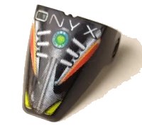 LEGO part Technic Throwbot Visor with RoboRider Onyx Pattern x209pb03