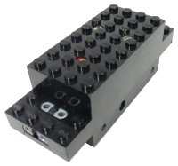 LEGO onderdeel Electric, Motor 4.5V Type D 12 x 4 x 3 1/3 with Open Contacts (Train) x469bopen