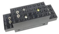 LEGO part Electric, Motor 12V 12 x 4 x 3 1/3 with Two Side Holes (Train) x550a