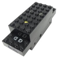 LEGO part Electric, Motor 12V 12 x 4 x 3 1/3 with Three Side Holes (Train) x550b