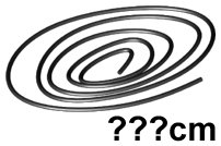 LEGO onderdeel String, Cord Thin (Undetermined Length) (x77a)