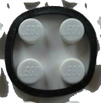 LEGO part Rubber Band Small (Square Cross Section) x88