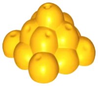LEGO onderdeel Duplo Fruit Pyramid - Round Bottom Tube 18917