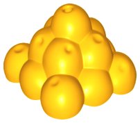 LEGO onderdeel Duplo Fruit Pyramid - Round Bottom Tube (18917)