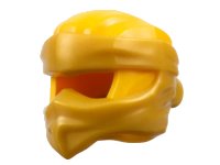 LEGO part Minifigure, Headgear Ninjago Wrap Type 6 with Molded Pearl Gold Wraps and Knot Pattern 4910pb03