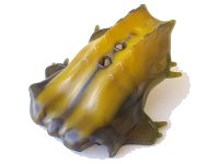 LEGO part Bionicle Head, Barraki Carapar with Marbled Trans-Brown Pattern 57548pb01