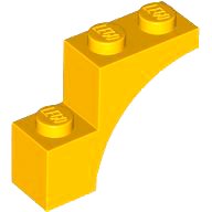 LEGO part Arch 1 x 3 x 2 with Flat End (5850)