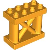LEGO part Duplo Support 2 x 4 x 3 X-Frame Girder 65156