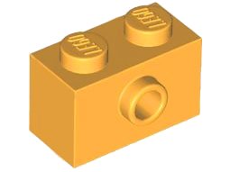 LEGO part Brick, Modified 1 x 2 with Stud on Side (86876)