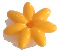 LEGO part Friends Accessories Flower with 7 Thin Petals and Pin 93081e