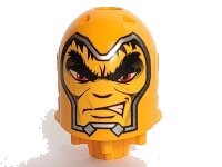 LEGO part Large Figure Head with Dracus Pattern bb0153pb11