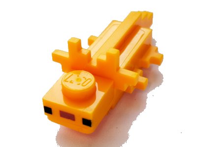 LEGO onderdeel Minecraft Axolotl with Dark Orange Nose - Brick Built (mineaxolotl01)