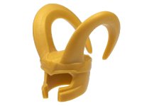 LEGO part Minifigure, Headgear Helmet with Large Curved Flexible Horns (Loki) 10909