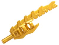 LEGO part Minifigure, Weapon Sword, Serrated with Bar Holder (Vengious) 11107