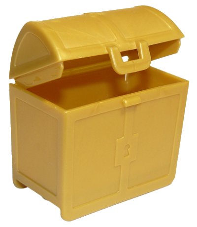 LEGO part Duplo Treasure Chest Opening 2 x 3 1/2 x 3 with Detailed Lid Ends (11249)