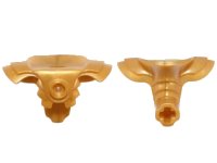LEGO part Minifigure Armor Shoulder Pads with Front Stud and Back Axle Holder 15066