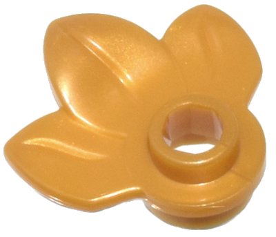 LEGO part Plant Plate, Round 1 x 1 with 3 Leaves (32607)