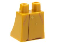 LEGO part Lower Body, Skirt with Copper Lines, Gold Stars Pattern 36036pb029