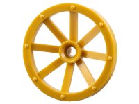 LEGO part Wheel Wagon Large 33mm D., Hole Notched for Wheels Holder Pin 4489b