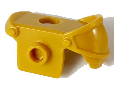 LEGO onderdeel Minifigure Armor Large Round Shoulder Pad Right with Back Stud (65435)