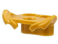LEGO part Minifigure Armor Shoulder with Tiered Fins, 2 Vertical Pin Holes on Back 86123