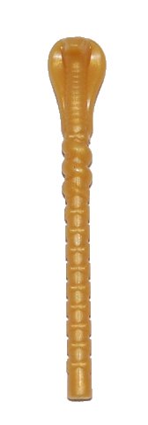 LEGO part Minifigure, Utensil Staff with Cobra / Snake / Serpent Head (90390)