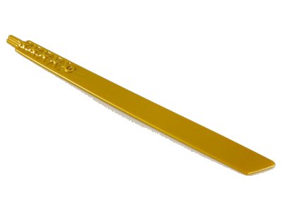 LEGO part Propeller 1 Blade 16L with Axle (Sword Blade) (98135)