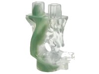 LEGO part Lower Body, Ghost with Marbled Sand Green Pattern 19859pb02