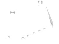 LEGO part Windscreen 3 x 8 x 3 20684