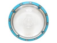 LEGO part Dish 4 x 4 Inverted (Radar) with Solid Stud with Dark Azure Circle / Gyrosphere Pattern 3960pb034