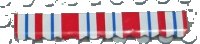 LEGO onderdeel Garage Roller Door Section without Handle with Stripes Blue and Red on Scalloped Awning Pattern (Sticker) - Set 6374 4218pb01
